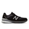 Mens Shoes New Balance | Mens New Balance 990V5 Black With Silver