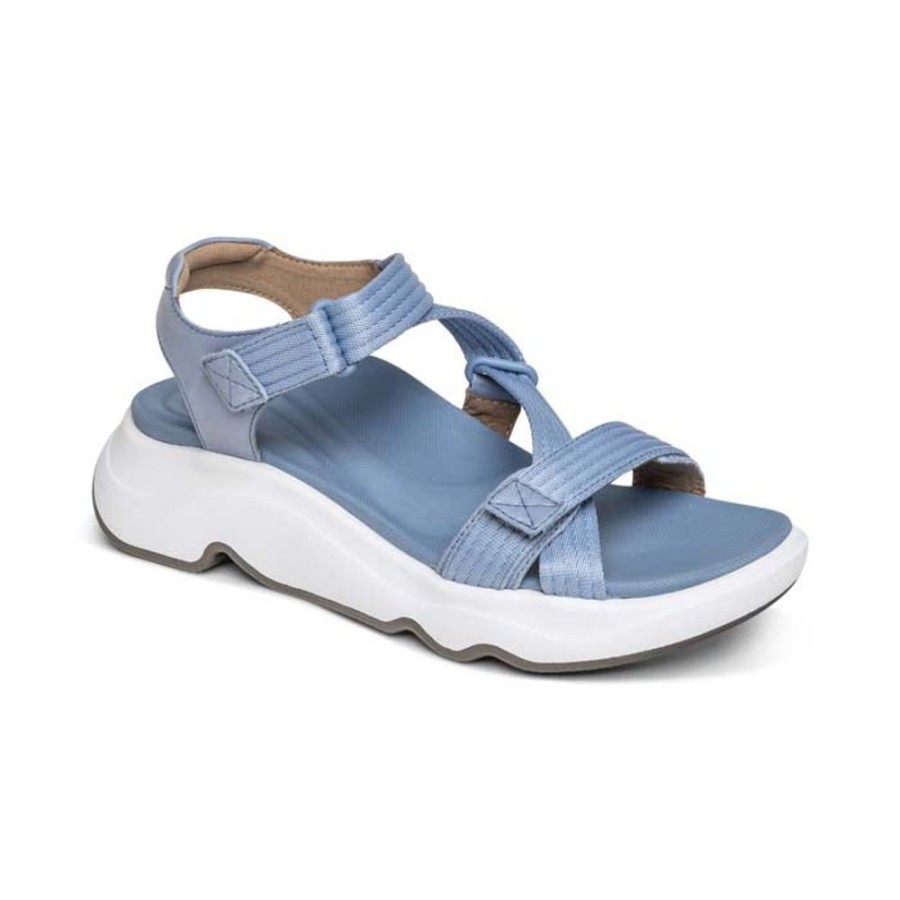 Womens Shoes Aetrex | Womens Aetrex Marz In Blue