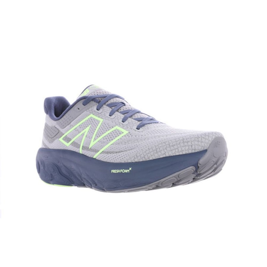 Mens Shoes New Balance | Mens New Balance Fresh Foam X 1080V13 In Raincloud/Vintage Indigo/Bleached Lime Glo