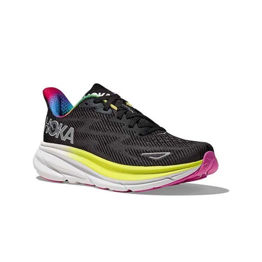 Womens Shoes Hoka | Womens Hoka Clifton 9 In Black/All Aboard