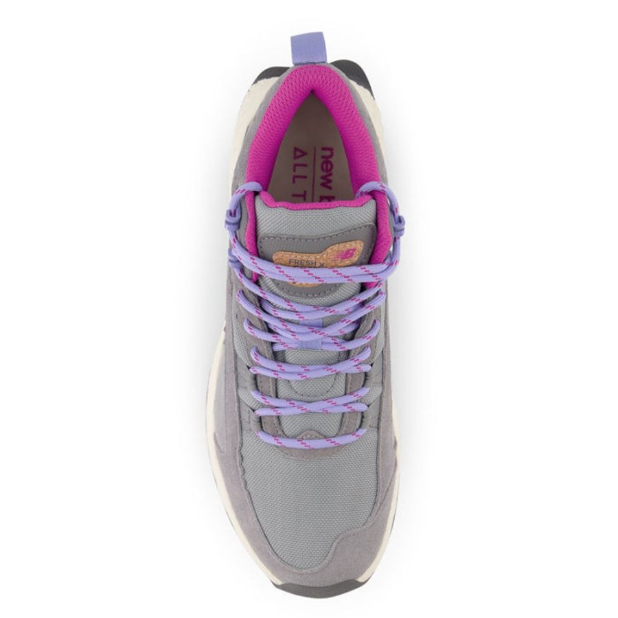 Womens Shoes New Balance | Womens New Balance Fresh Foam Hierro Mid In Steel/Castlerock/Magenta