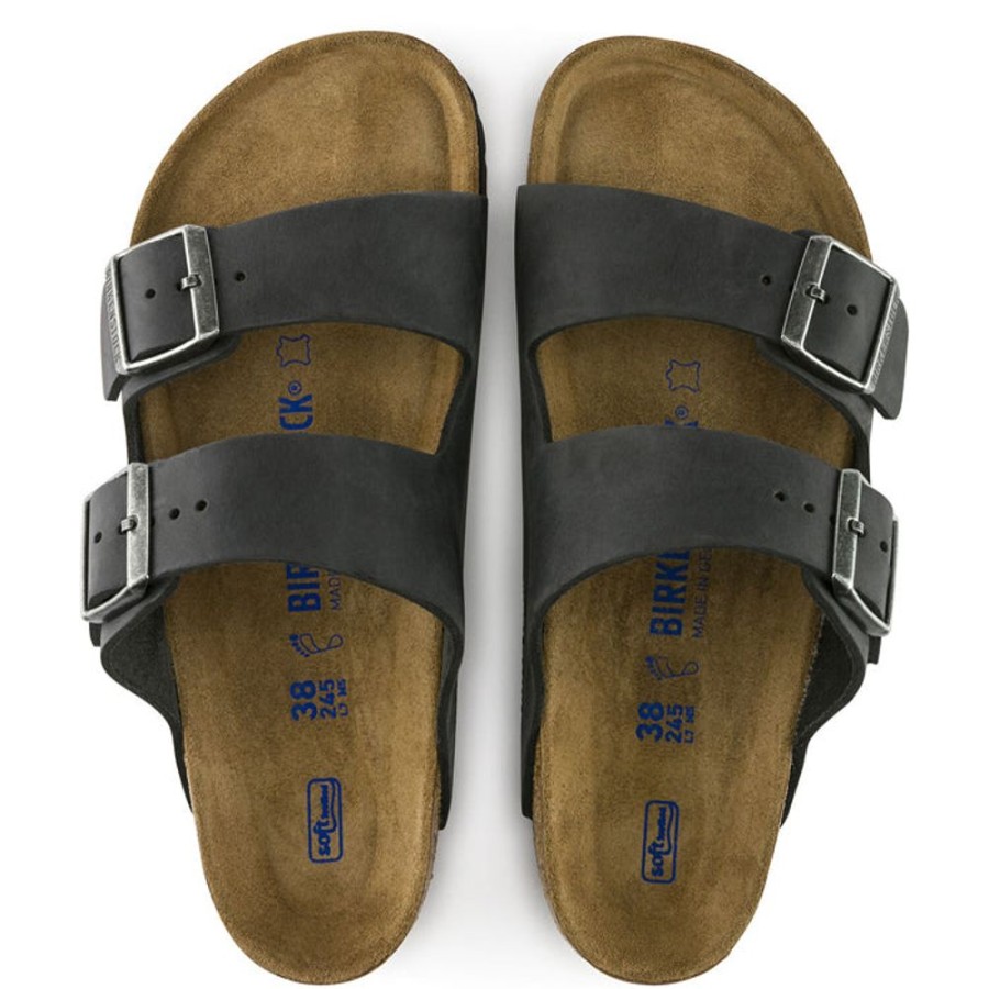 Womens Shoes Birkenstock | Womens Birkenstock Arizona Oiled Black