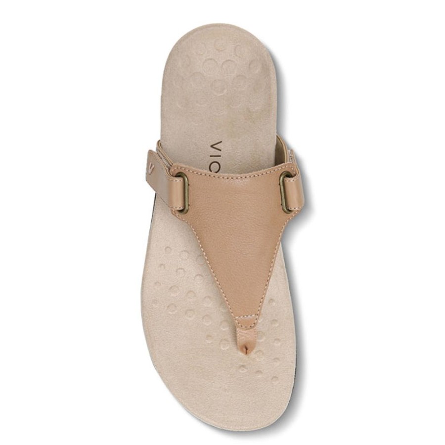 Womens Shoes Vionic | Womens Vionic Wanda Toe Post Sandal Macaroon