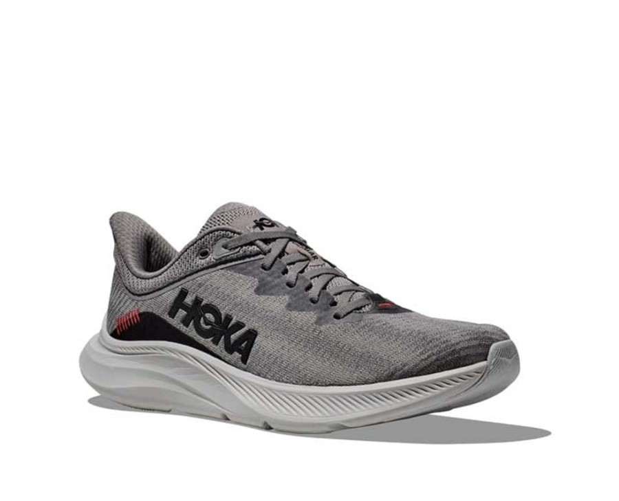 Mens Shoes Hoka | Mens Hoka Solimar In Limestone/Black