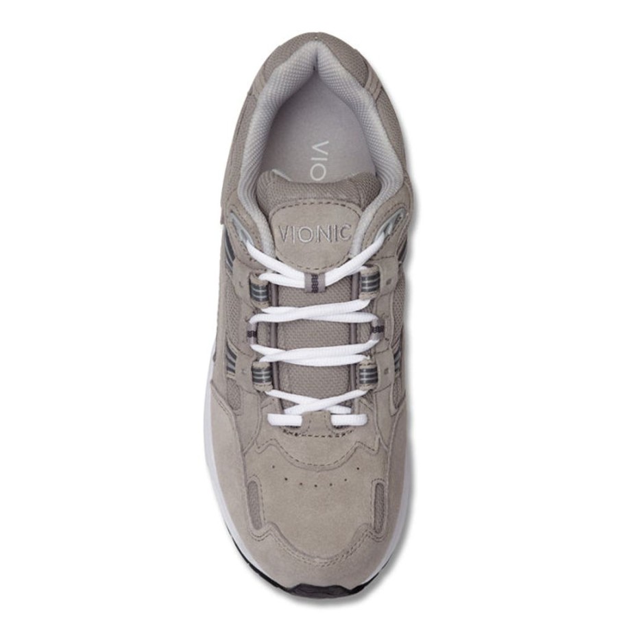 Mens Shoes Vionic | Mens Vionic Classic Walker Sneaker Grey