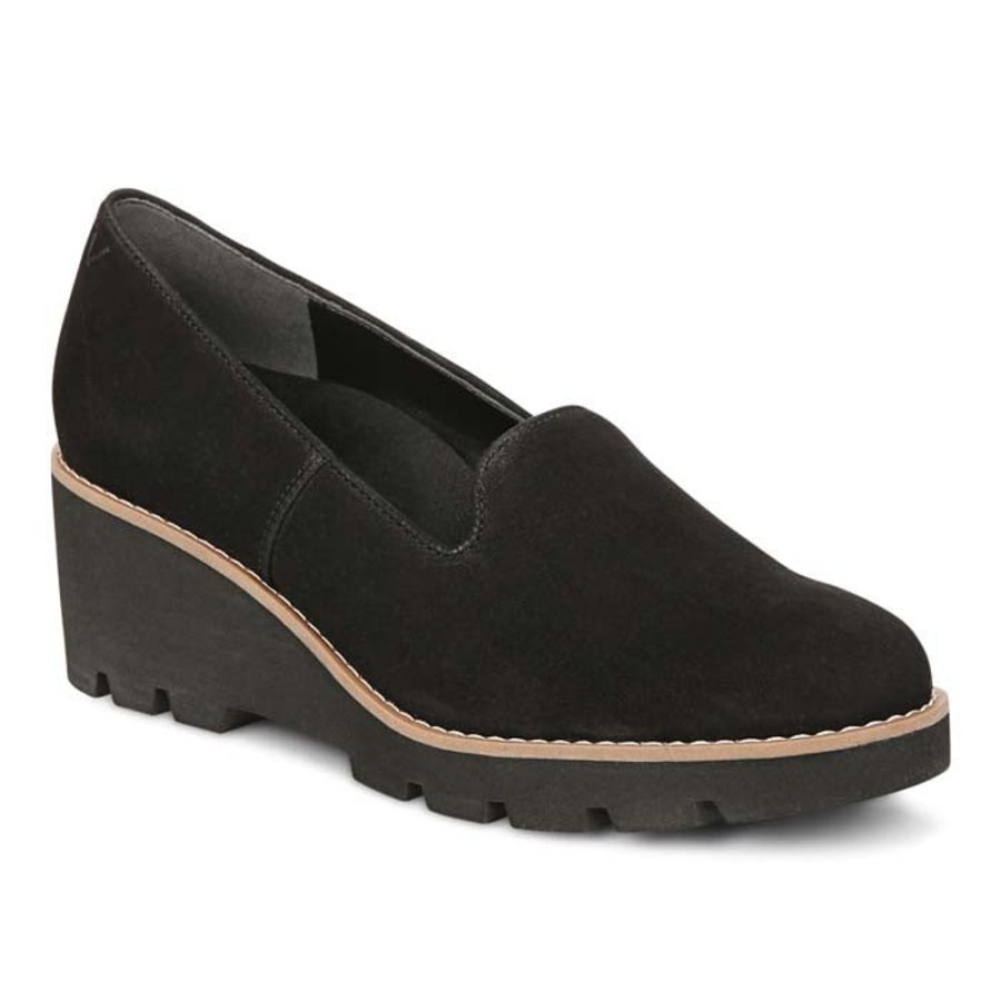 Womens Shoes Vionic | Womens Vionic Willa Wedge In Black