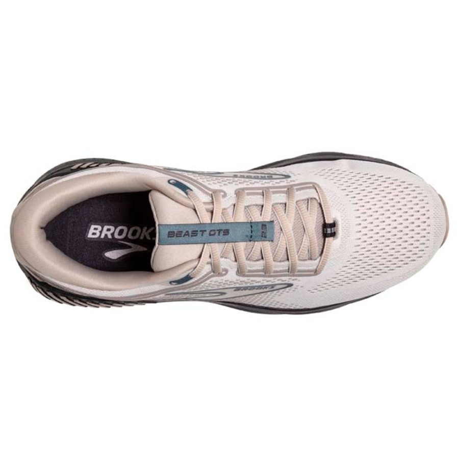 Mens Shoes Brooks Running | Mens Brooks Running Beast Gts 23 In Chateau Grey/White Sand