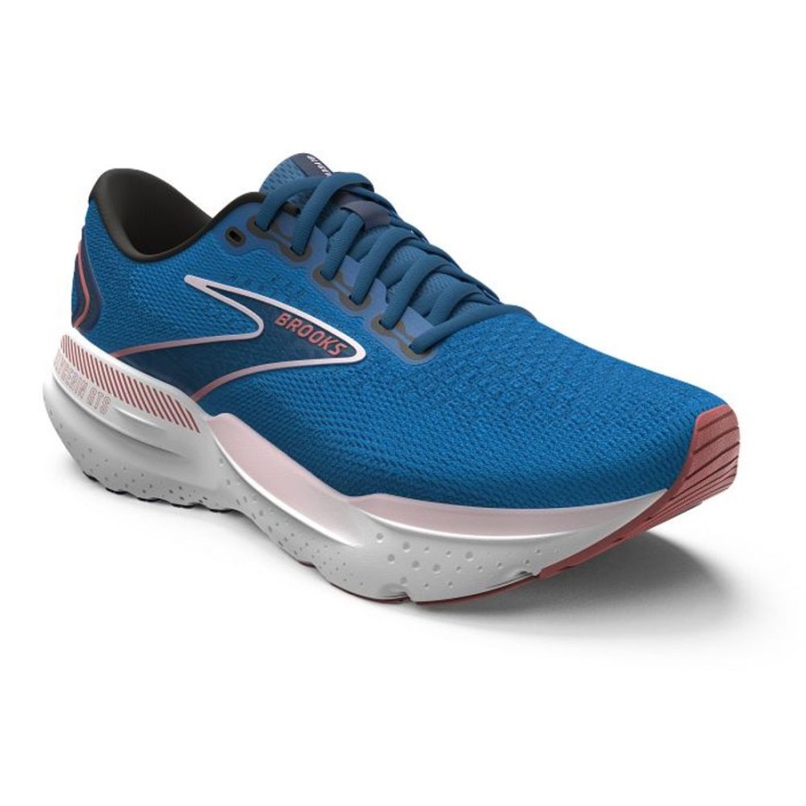 Womens Shoes Brooks Running | Womens Brooks Running Glycerin Gts 21 In Blue/Icy Pink/Rose