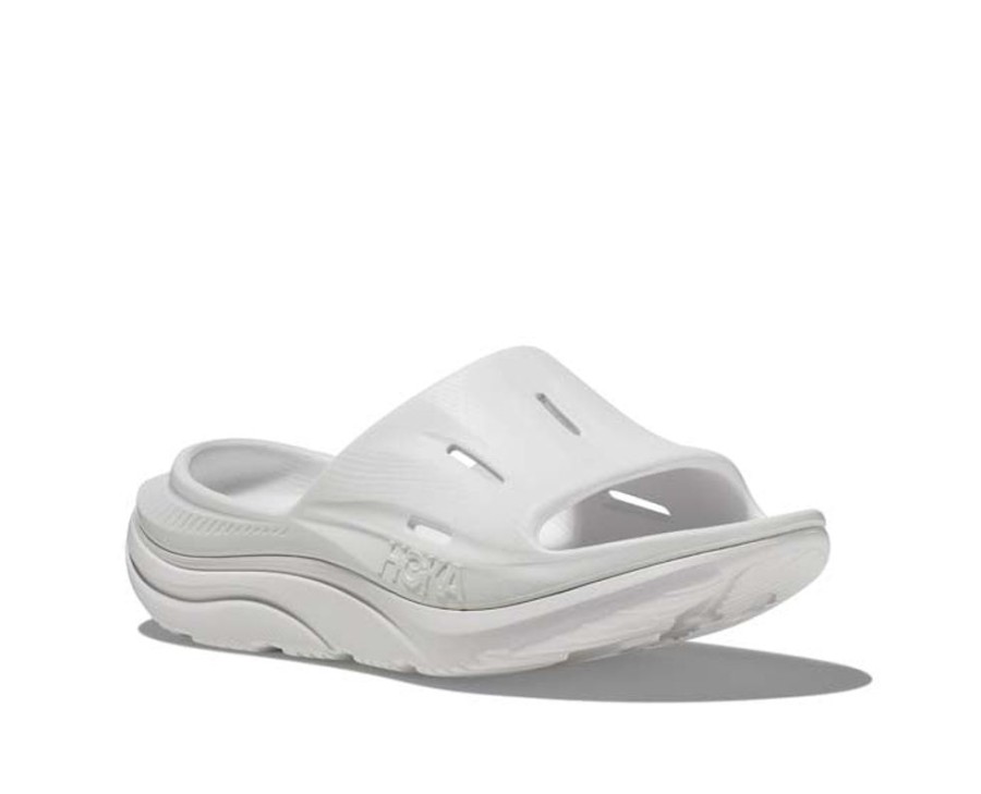 Womens Shoes Hoka | Womens Hoka Ora Slide 3 In White/White