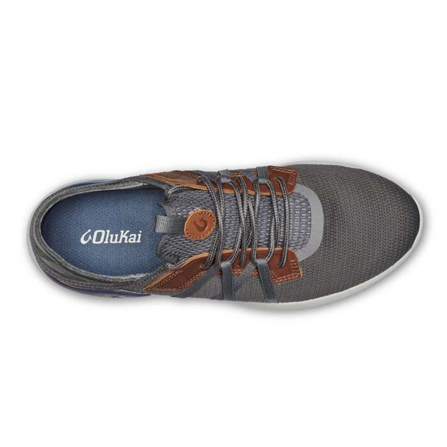 Mens Shoes Olukai | Mens Olukai Mio Li In Pavement/Vintage Indigo