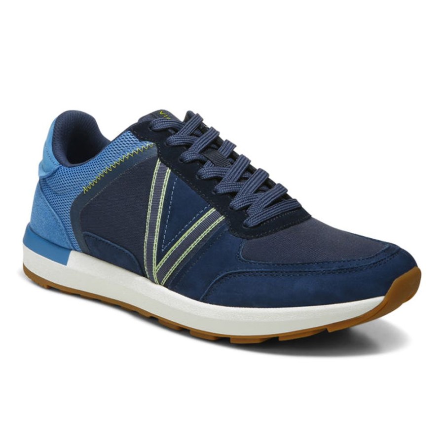 Mens Shoes Vionic | Mens Vionic Bradey Navy/Sky