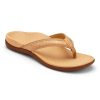 Womens Shoes Vionic | Womens Vionic Tide Ii Toe Post Sandal Gold Cork