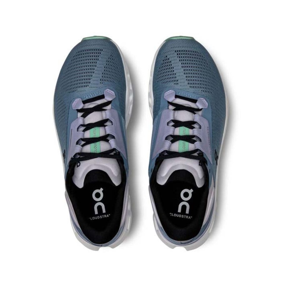 Womens Shoes On Running | Womens On Running Cloudstratus 3 In Wash/Nimbus