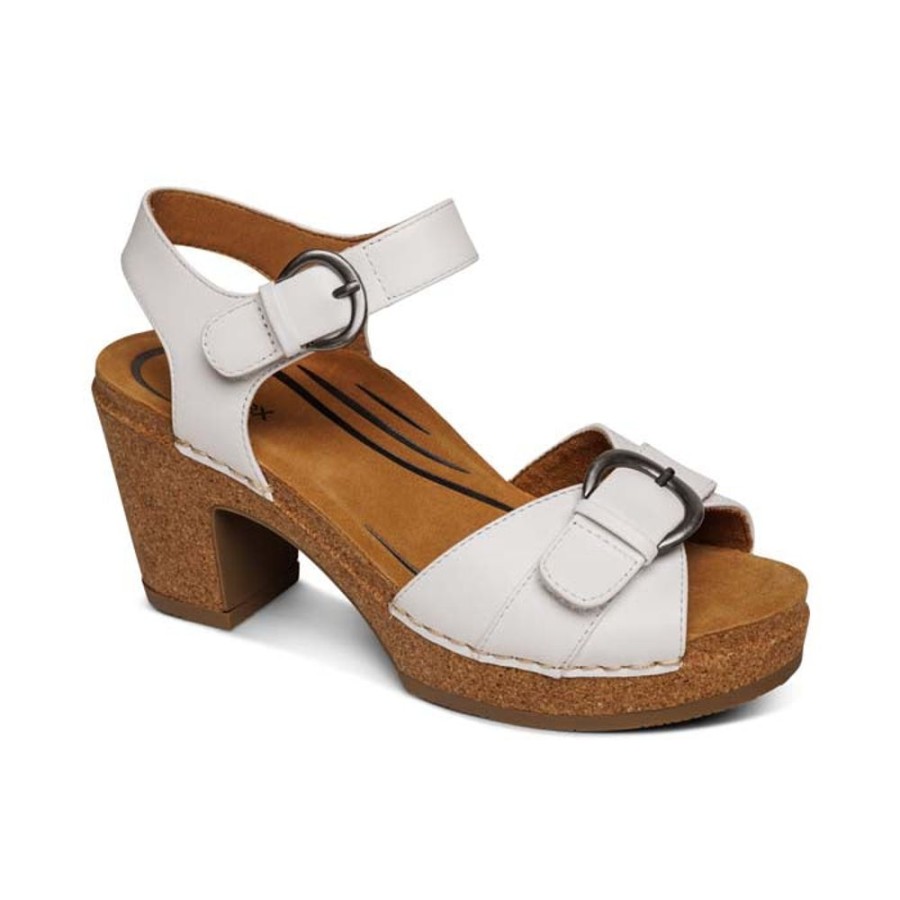 Womens Shoes Aetrex | Womens Aetrex Tory In White