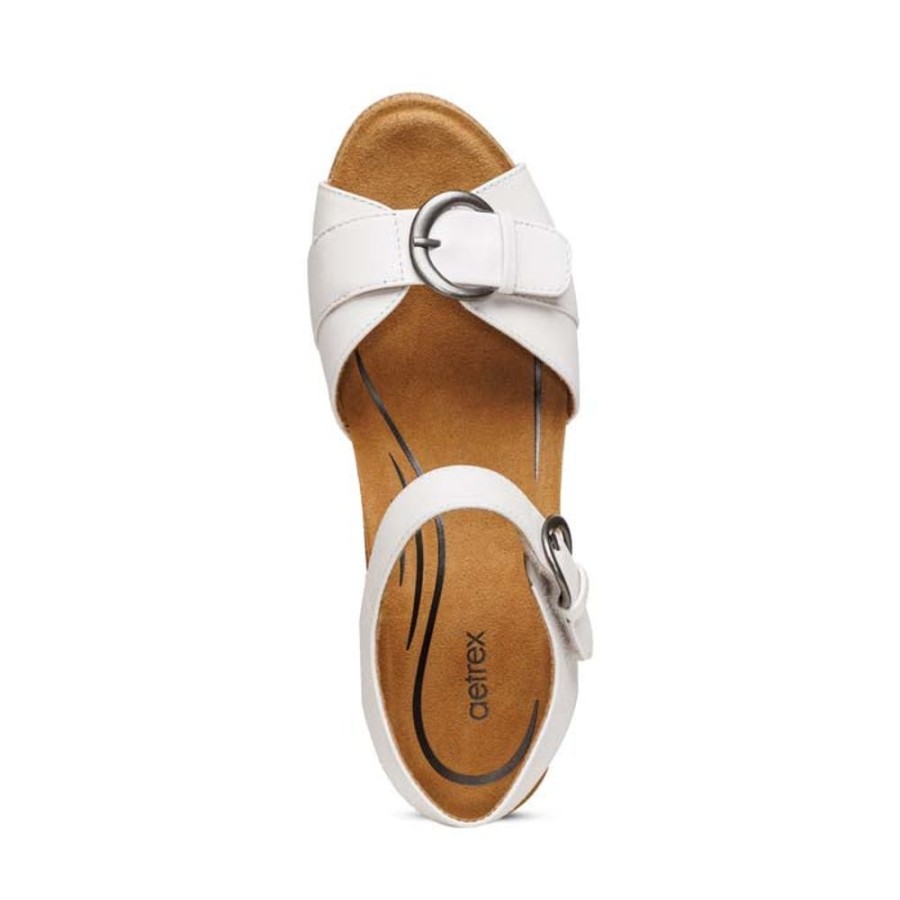 Womens Shoes Aetrex | Womens Aetrex Tory In White