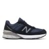 Womens Shoes New Balance | Womens New Balance 990V5 Navy With Silver