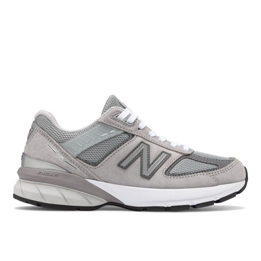 Womens Shoes New Balance | Womens New Balance 990V5 Grey With Castlerock