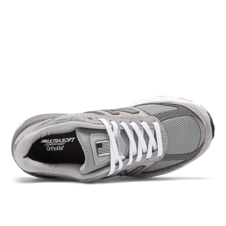 Womens Shoes New Balance | Womens New Balance 990V5 Grey With Castlerock