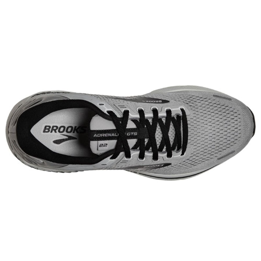 Mens Shoes Brooks Running | Mens Brooks Running Adrenaline Gts 22 Alloy/Grey/Black