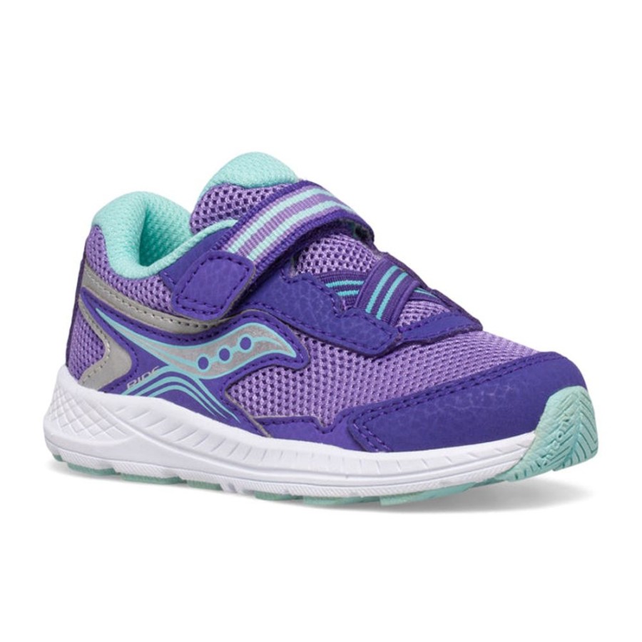 Girls Shoes Saucony | Little Girl Saucony Ride 10 Jr In Purple