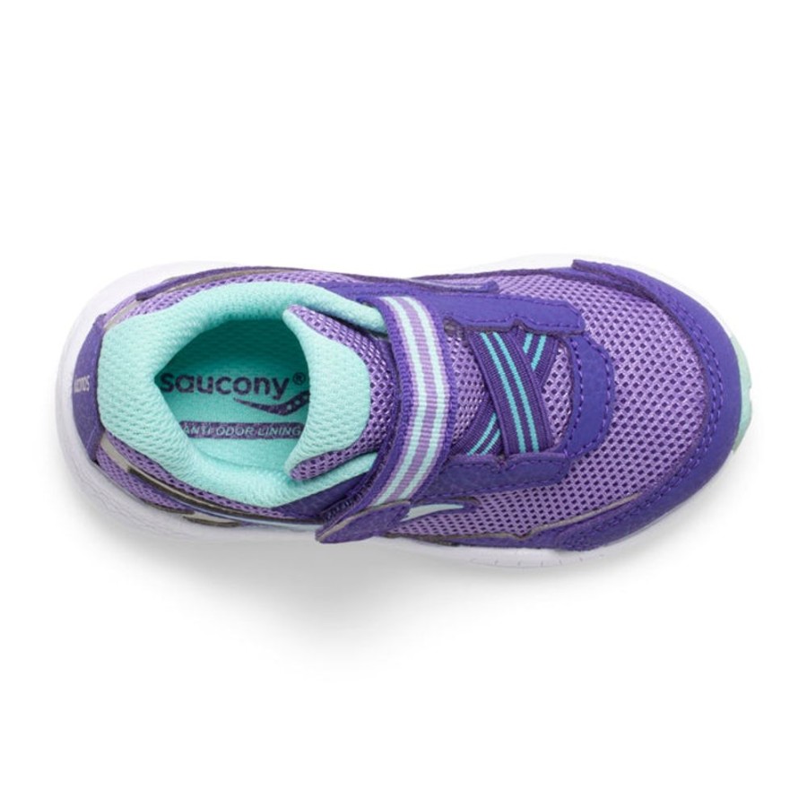 Girls Shoes Saucony | Little Girl Saucony Ride 10 Jr In Purple