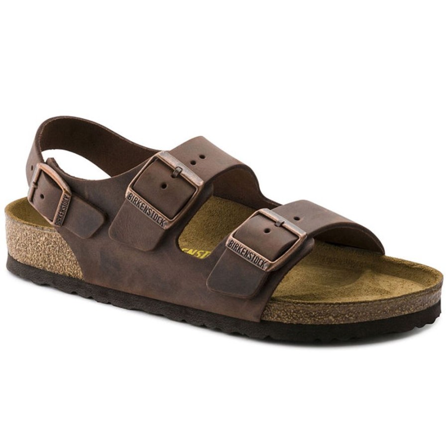 Mens Shoes Birkenstock | Mens Birkenstock Milano Habana