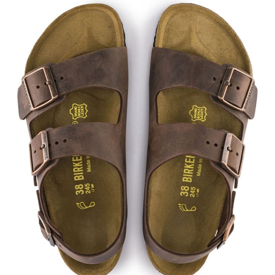 Mens Shoes Birkenstock | Mens Birkenstock Milano Habana