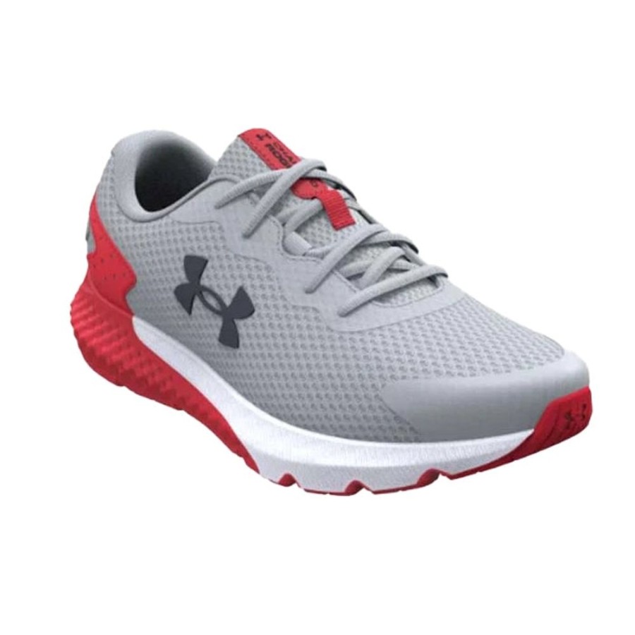 Boys Shoes Under Armour | Big Boy Under Armour Charged Rogue 3 In Mod Gray/Red/Black