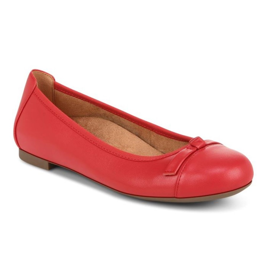 Womens Shoes Vionic | Womens Vionic Amorie In Red