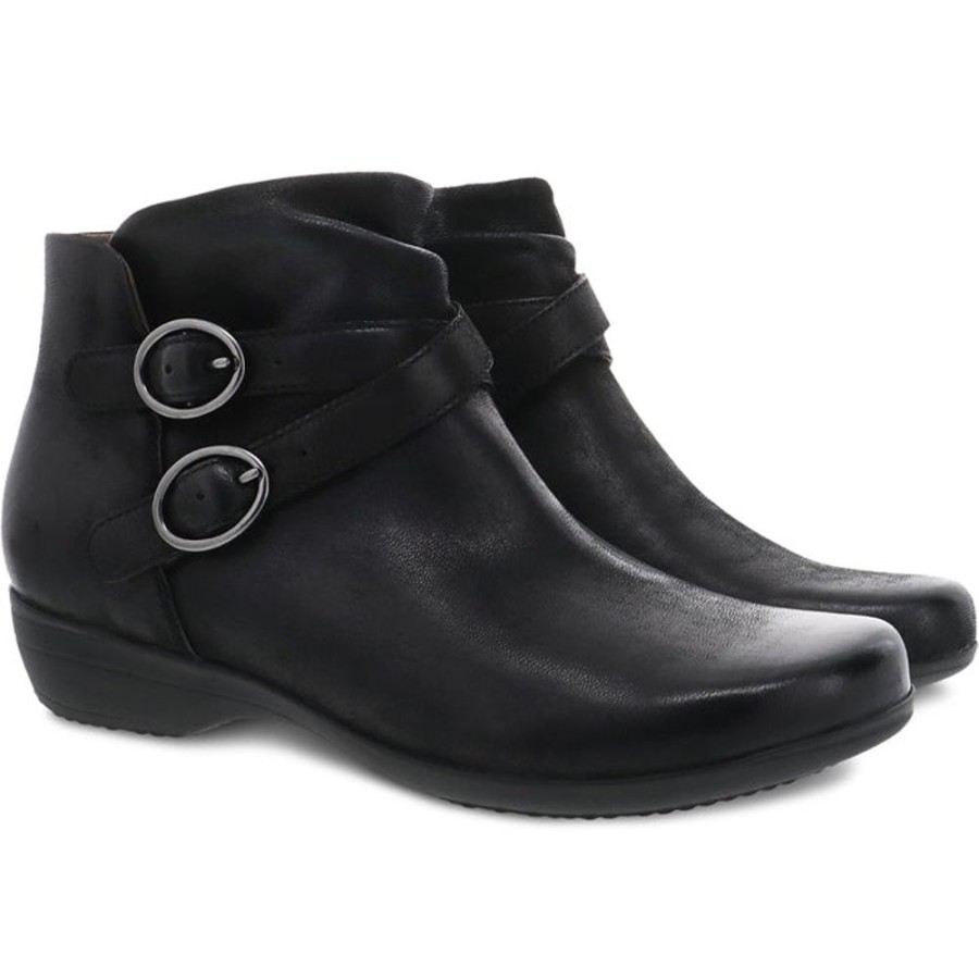 Womens Shoes Dansko | Womens Dansko Faithe Ankle Boot Black