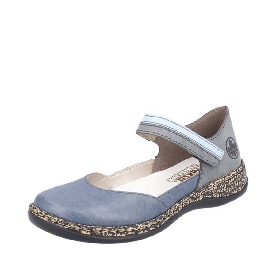 Womens Shoes Rieker | Womens Rieker Daisy In Azur/Atlantic/Aqua