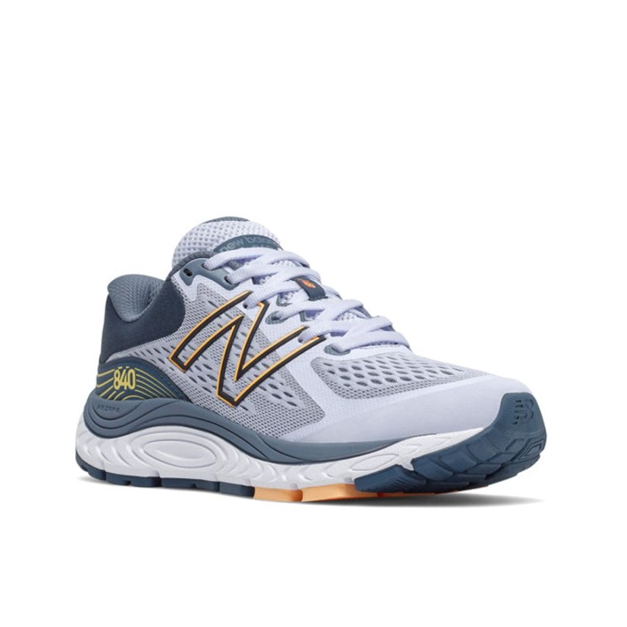 Womens Shoes New Balance | Womens New Balance 840V5 Silent Grey With Light Mango