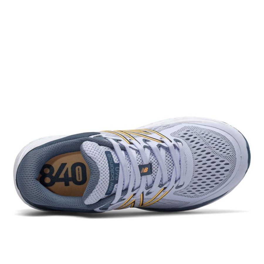 Womens Shoes New Balance | Womens New Balance 840V5 Silent Grey With Light Mango