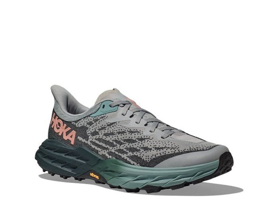 Womens Shoes Hoka | Womens Hoka Speedgoat 5 In Harbor Mist/Spruce