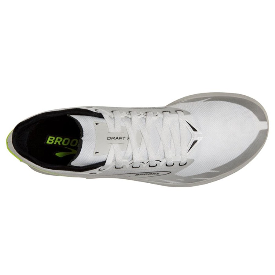 Mens Shoes Brooks Running | Mens Brooks Running Draft Xc White/Black/Nightlife