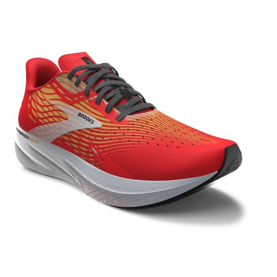 Womens Shoes Brooks Running | Womens Brooks Running Hyperion Max In Firey Coral/Orange Pop/Blue