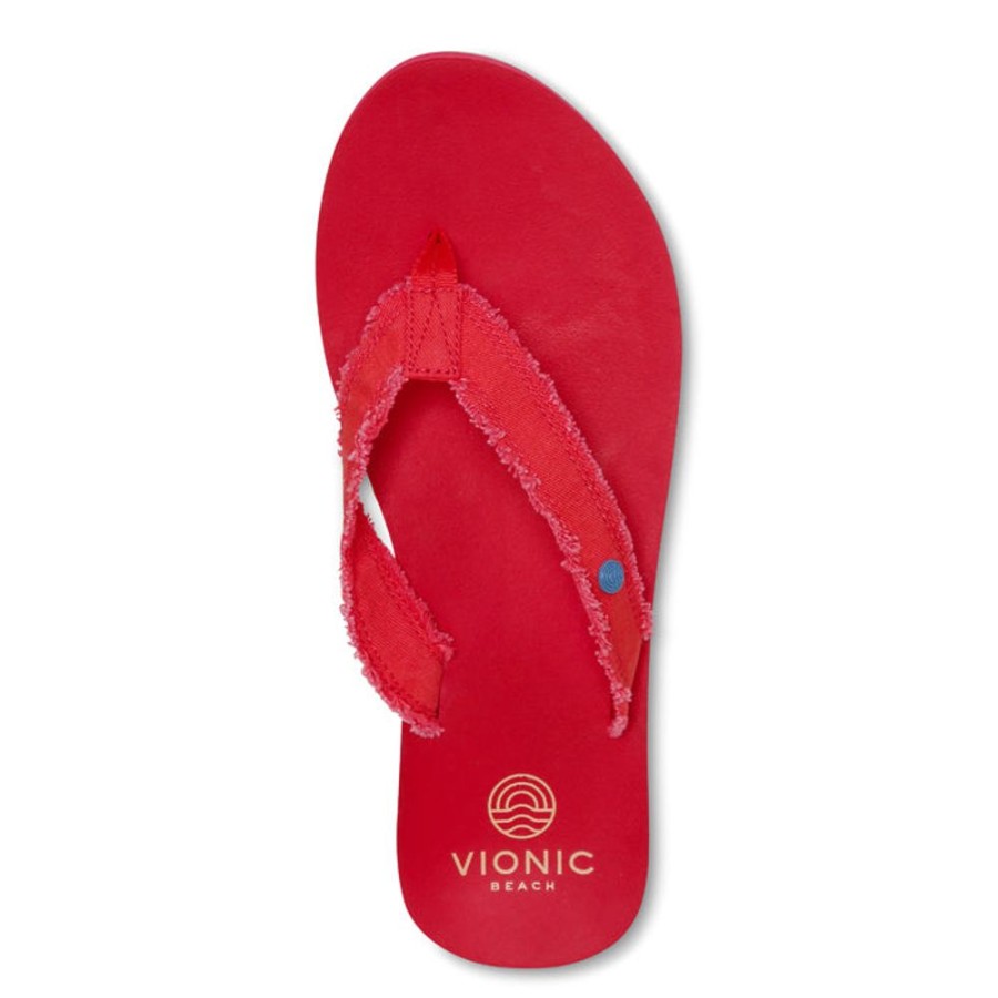 Womens Shoes Vionic | Womens Vionic Beach Unwind Poppy