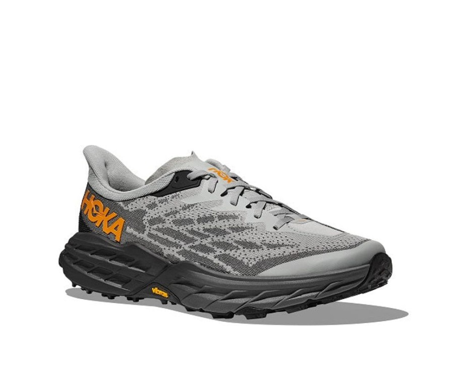 Mens Shoes Hoka | Mens Hoka Speedgoat 5 Wide In Harbor Mist/Black