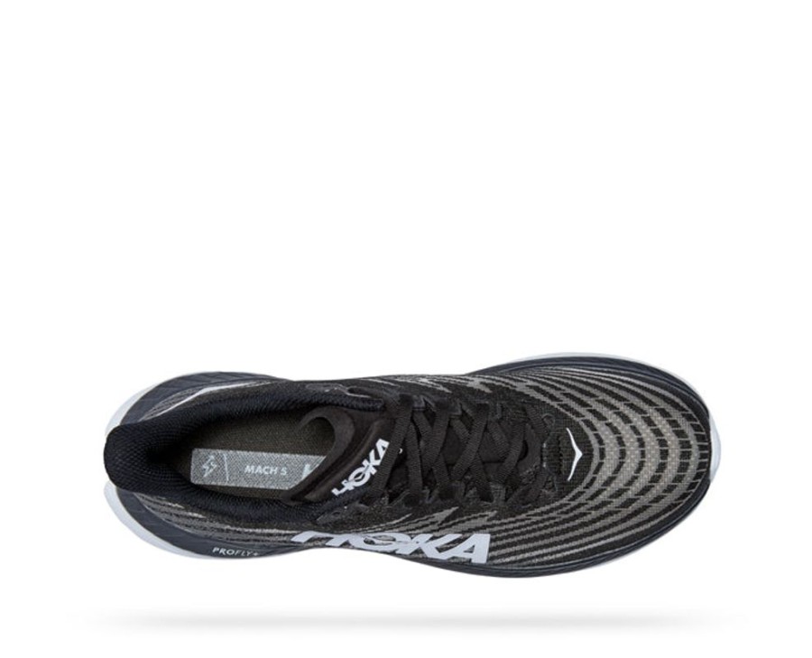 Mens Shoes Hoka | Mens Hoka Mach 5 In Black/Castlerock