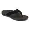 Womens Shoes Vionic | Womens Vionic Aloe Toe Post Sandal Black