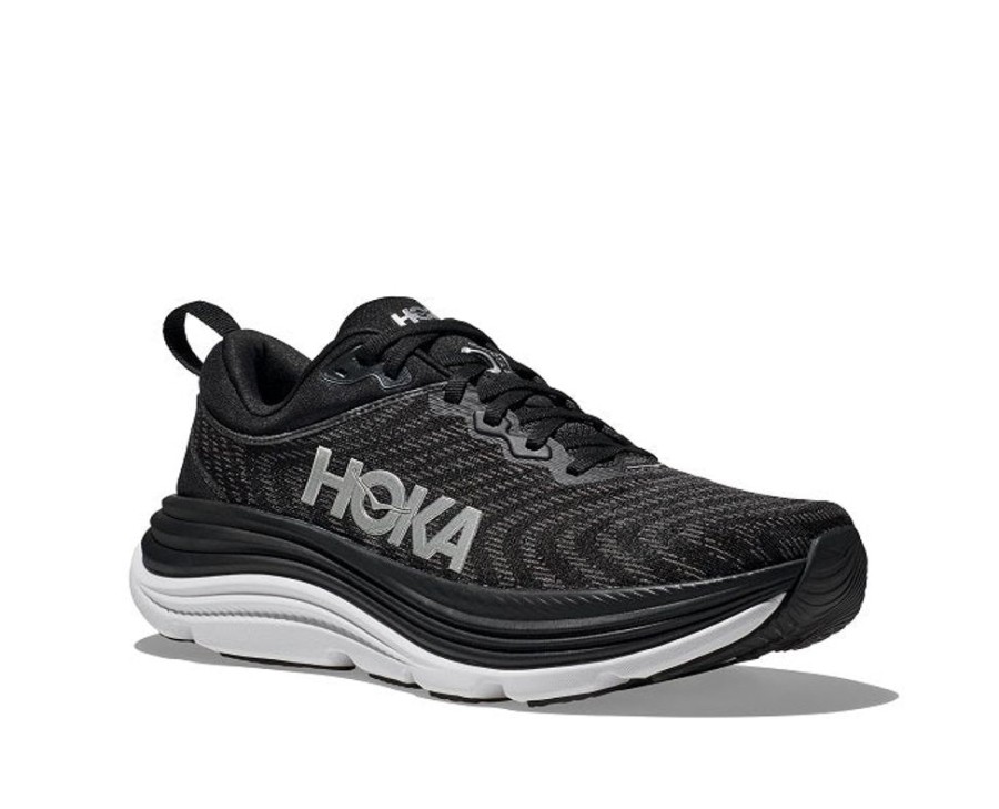 Mens Shoes Hoka | Mens Hoka Gaviota 5 In Black/White