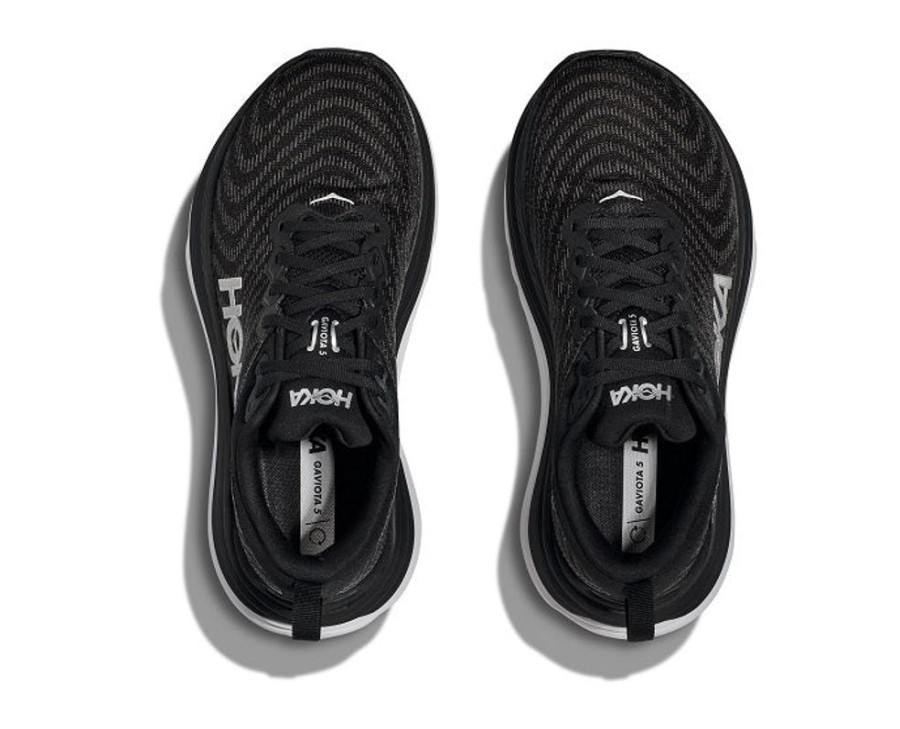 Mens Shoes Hoka | Mens Hoka Gaviota 5 In Black/White