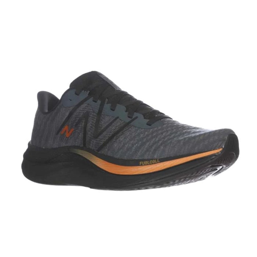 Mens Shoes New Balance | Mens New Balance Fuelcell Propel V4 In Graphite/Black/Copper Metallic