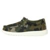 Boys Shoes Hey Dude | Big Boy Hey Dude Wally Slip On Loafer In Linen Camo