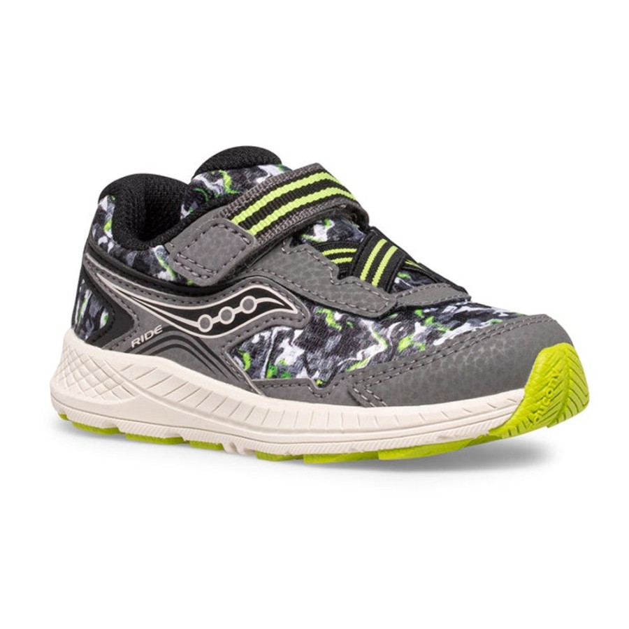 Boys Shoes Saucony | Little Boy Saucony Ride 10 Jr Olive/Camo