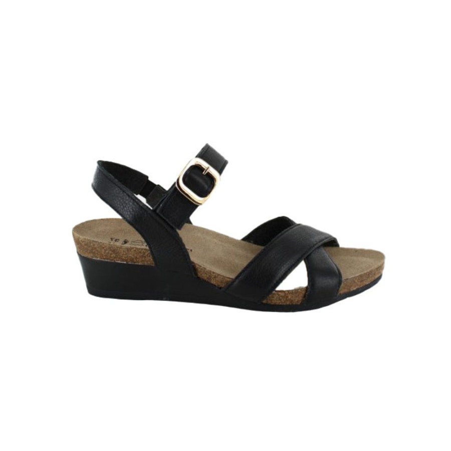 Womens Shoes Naot | Womens Naot Throne In Soft Black