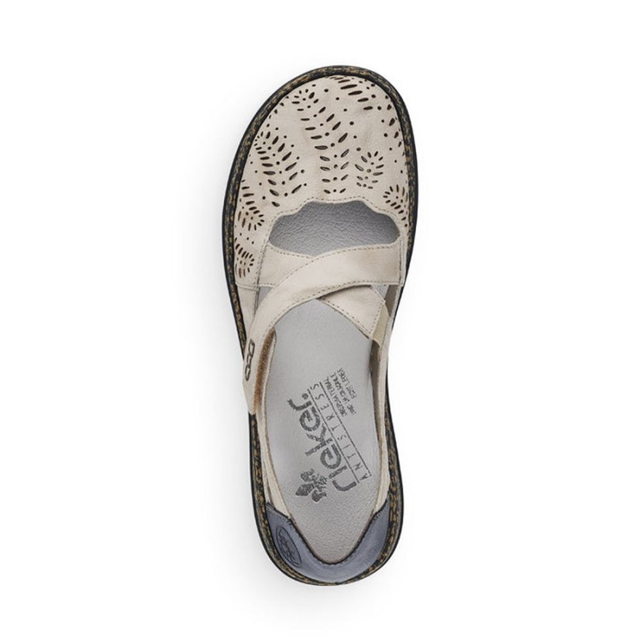 Womens Shoes Rieker | Womens Rieker Massa Marble/Jeans