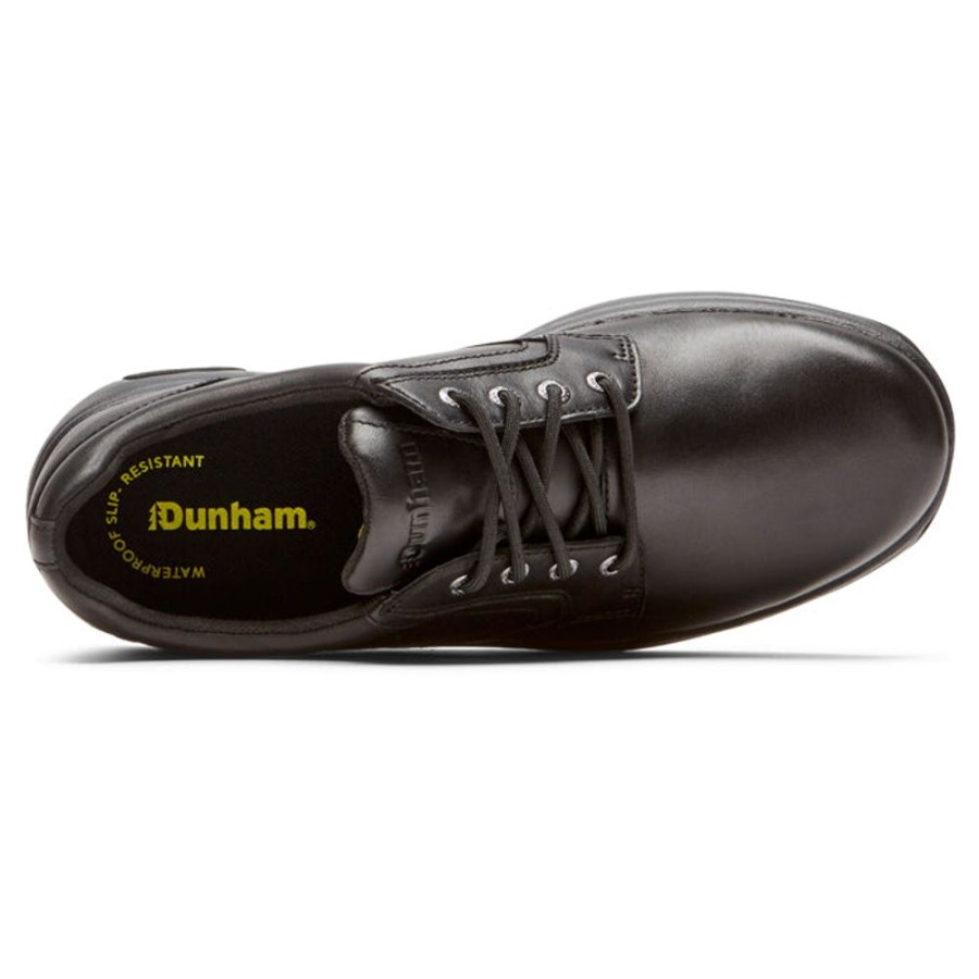 Mens Shoes Dunham | Mens Dunham 8000 Service Plain Toe Oxfords Black