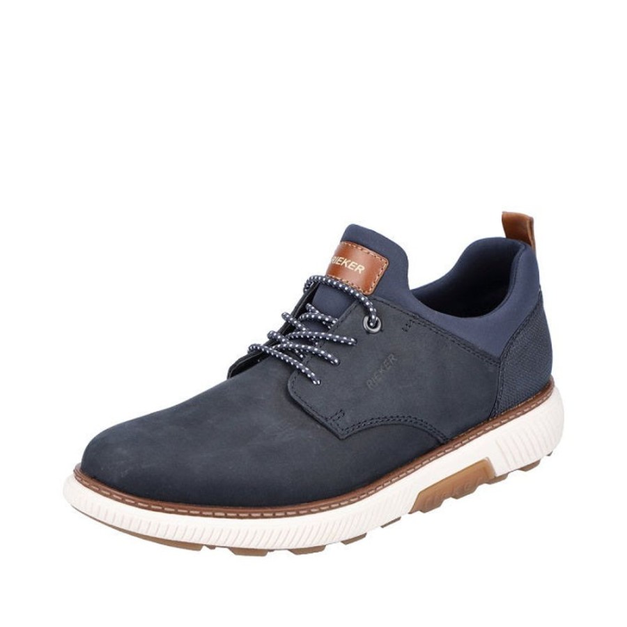 Mens Shoes Rieker | Mens Rieker Stan 60 In Pazifik/Navy/Lake/Amaretto