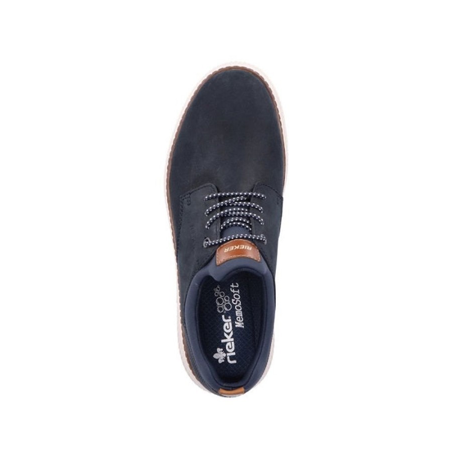 Mens Shoes Rieker | Mens Rieker Stan 60 In Pazifik/Navy/Lake/Amaretto